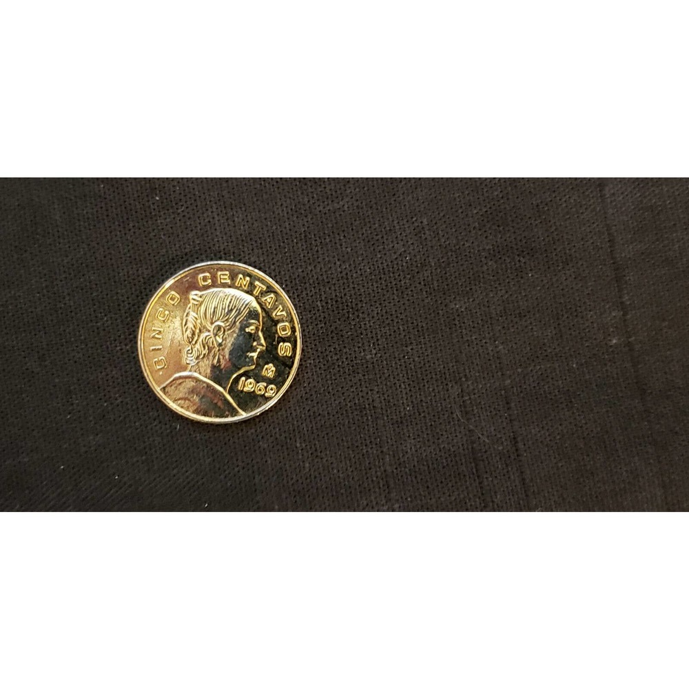 1969 Mexico Cinco 5 Centavos Uncirculated